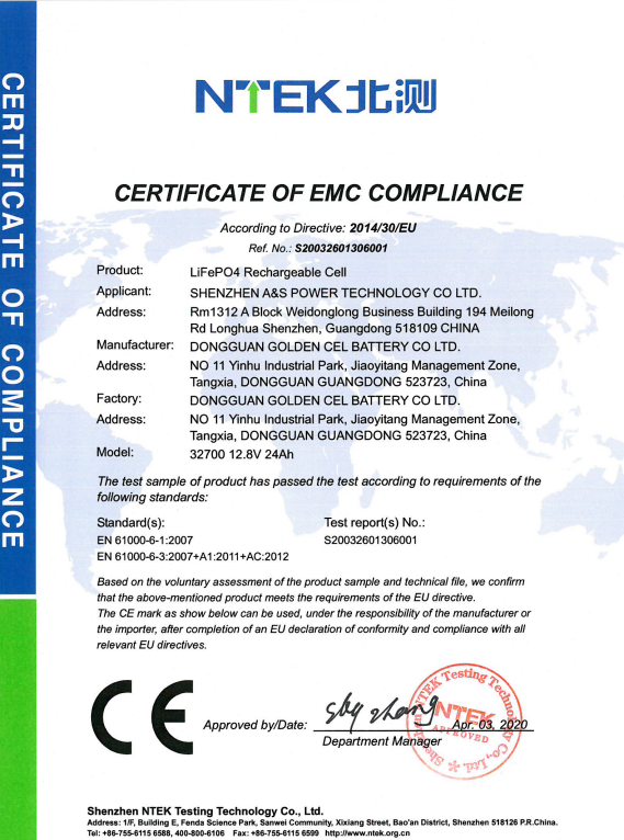 12.8v 24Ah LiFePo4 battery CE certification 12.8v 24Ah LiFePo4 battery CE certification